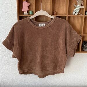 The Simple Folk Brown Terry Organic Cotton Shirt